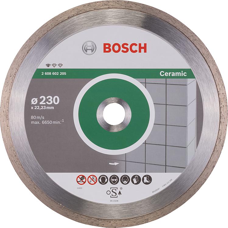 Diamanttrennscheibe BOSCH Standard for Ceramic für Fliesen Ø 230 x 22,23 x 1,9mm