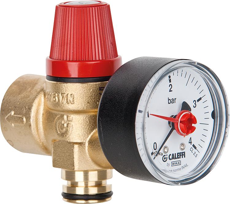 Sicherheitsventil mit Manometer für Buderus, 7099030 Sicherheitsventil mit Manometer für Buderus, 7099030
