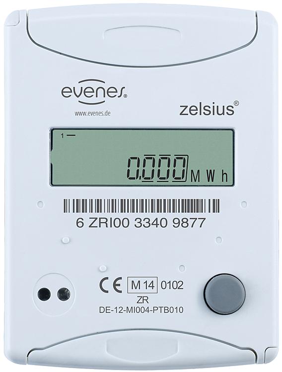 Kompaktwärmezähler Evenes Ultraschall C5 IUF, 0,6 m /h, DN15(1/2")x DN20(3/4")AG Kompaktwärmezähler Evenes Ultraschall C5 IUF, 0,6 m /h, DN15(1/2")x DN20(3/4")AG