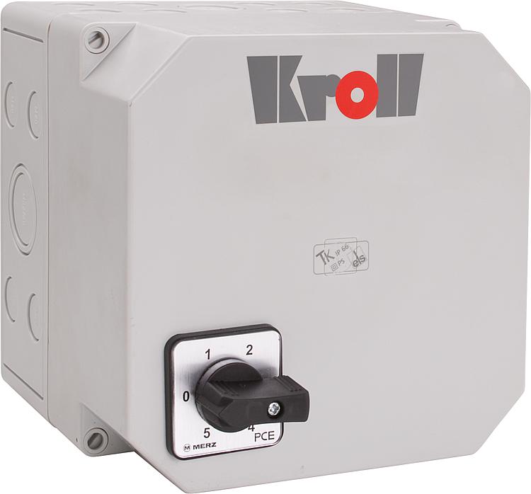 5-Stufenschalter für max. 7 Ampere für Luftheizer LH120-230 5-Stufenschalter für max. 7 Ampere für Luftheizer LH120-230