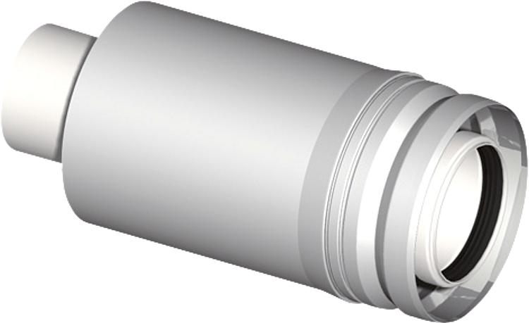 Kunststoff-Abgassystem Übergangsrohr,kürzbar, DN080/125 LAS 080/125>AWM 080/125 Kunststoff-Abgassystem Übergangsrohr,kürzbar, DN080/125 LAS 080/125>AWM 080/125