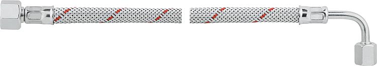 Ölschlauch einerseits 3/8" Überwurf- mutter, anderseits Rohrbogen m. Kegel, M 12 Ölschlauch einerseits 3/8" Überwurf- mutter, anderseits Rohrbogen m. Kegel, M 12