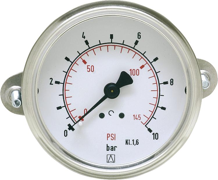 Mano.Stahlbl. Dreik 0-16 bar 50 mm 1/4" Mano.Stahlbl. Dreik 0-16 bar 50 mm 1/4"