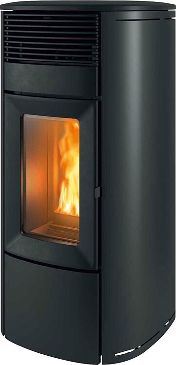 Pelletofen MCZ Club C. Air 12 R, Grundgerät mit Verkleidung Matt Schwarz Metall, 11,9 KW Pelletofen MCZ Club C. Air 12 R, Grundgerät mit Verkleidung Matt Schwarz Metall, 11,9 KW