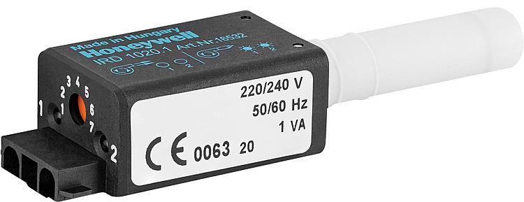 Satronic Flammenwächter / Fühler IRD1020 Gas / Öl weiß Belichtung axial