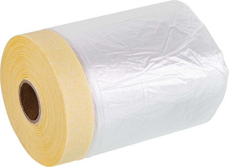 Flachkrepp mit Abdeckfolie Innen, (BxL) 55cm x 33m