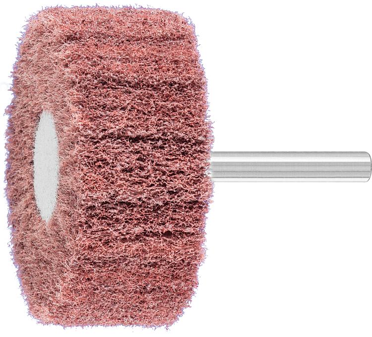 Vliesschleifstift Pferd PNL, Ø 60x25 mm, Schaft-Ø 6 mm, Körnung A 180 Vliesschleifstift Pferd PNL, Ø 60x25 mm, Schaft-Ø 6 mm, Körnung A 180