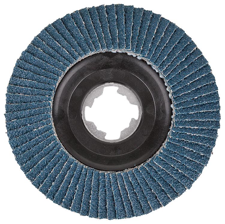 Lamellenschleifteller BOSCH gekröpft mit X-Lock Aufnahme Ø 115mm K40