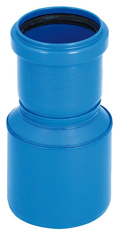 CondensBlue Reduzierung konzentrisch, einwandig DN 110 x DN 80 CondensBlue Reduzierung konzentrisch, einwandig DN 110 x DN 80