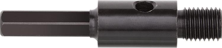 Aufnahmeschaft 6-kant SW11 Länge 100mm, M16, ohne Zentrierbohrer Aufnahmeschaft 6-kant SW11 Länge 100mm, M16, ohne Zentrierbohrer