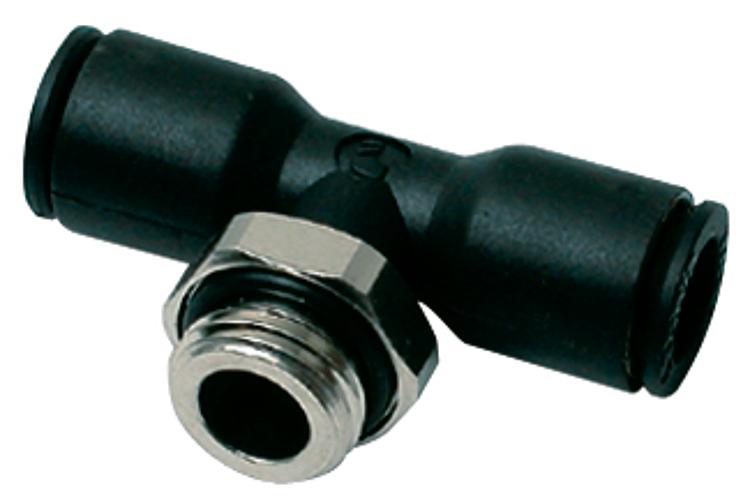 T-Einschraubstück   4 mm, 1/8" T-Einschraubstück   4 mm, 1/8"