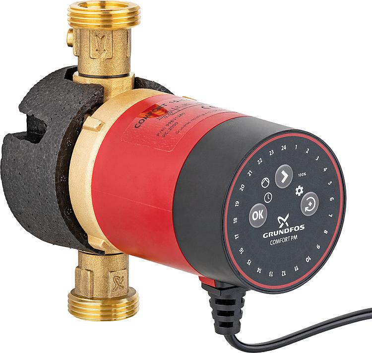 Zirkulationspumpe Grundfos Comfort 15-14 BXU PM DN25 (1") 230V, BL 140mm Zirkulationspumpe Grundfos Comfort 15-14 BXU PM DN25 (1") 230V, BL 140mm