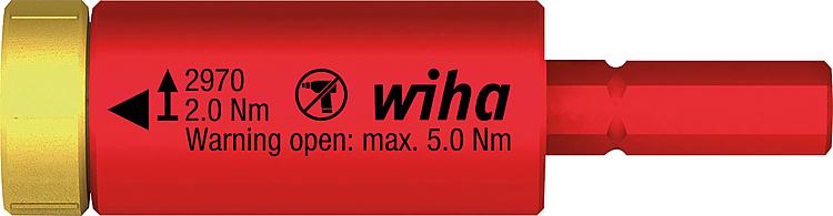 VDE-Drehmoment Wiha® easyTorque Adapter für slimBits und slimVario®, max. 2,0 Nm VDE-Drehmoment Wiha® easyTorque Adapter für slimBits und slimVario®, max. 2,0 Nm