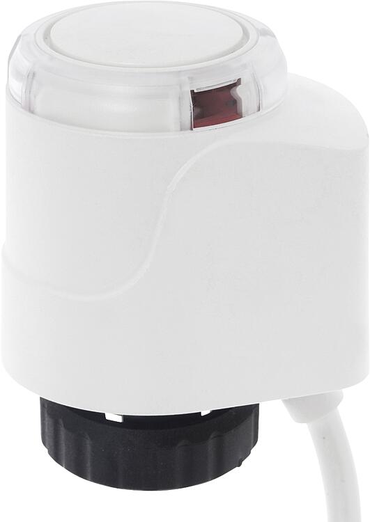 Elektrothermischer-Stellantrieb weiß 230V stromlos geschlossen Elektrothermischer-Stellantrieb weiß 230V stromlos geschlossen