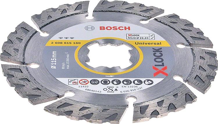 Trennscheibe BOSCH® Diamant Best for Universal mit X - Lock Aufnahme Ø 115 mm Trennscheibe BOSCH® Diamant Best for Universal mit X - Lock Aufnahme Ø 115 mm