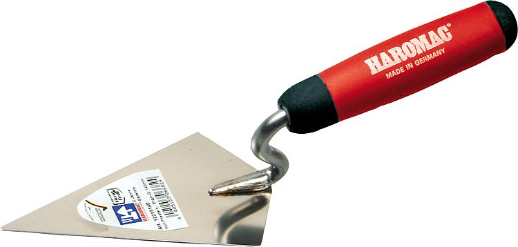 Hamburger Putzkelle 140mm rostfrei, 2K-ERGO rotschwarz