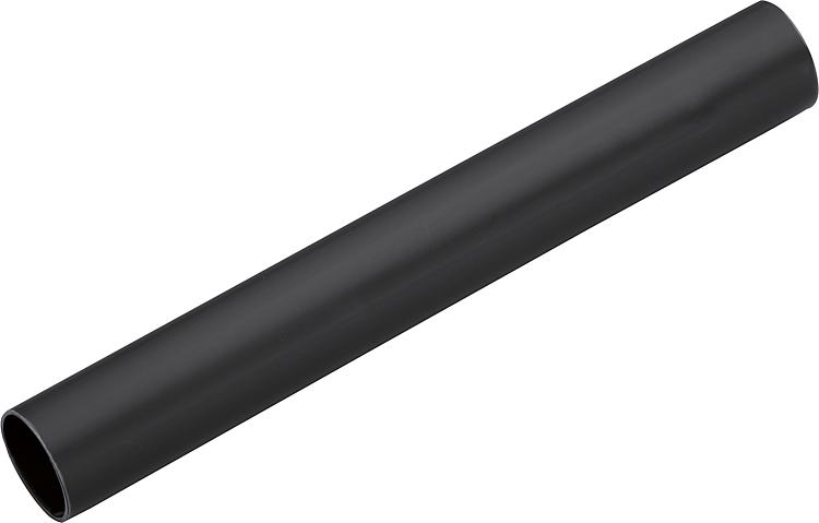 Schutzrohr geschlitzt Schwarzgrau, ähnlich RAL 7021 19 mm für Heizkörper Rosetten 160 mm 