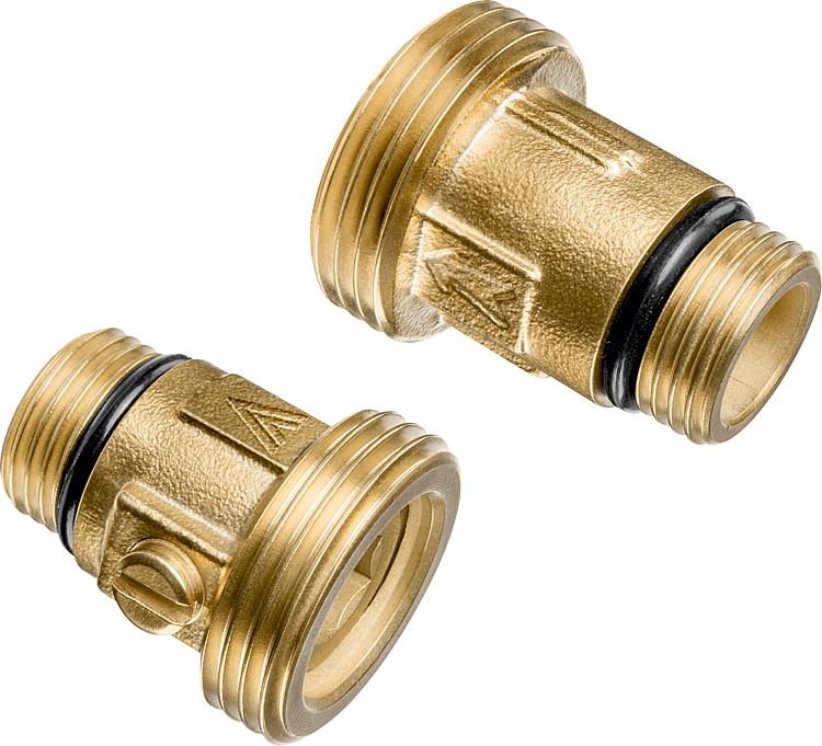 W-Ventile Wechselsatz für Pumpentausch Vortex/Wilo DN15 (1/2") AGxDN25 (1") AG W-Ventile Wechselsatz für Pumpentausch Vortex/Wilo DN15 (1/2") AGxDN25 (1") AG