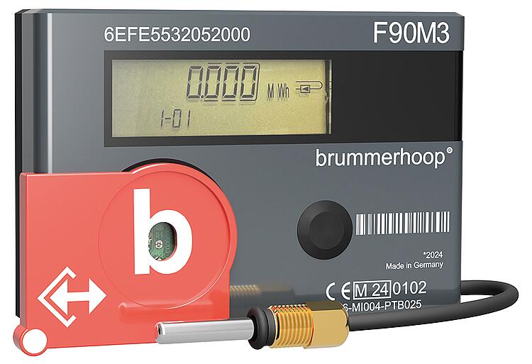 Kapsel-Austauschwärmezähler F90M3 Allmess kompatibel, M77x1,5 Durchfluss 0,6m /h Kapsel-Austauschwärmezähler F90M3 Allmess kompatibel, M77x1,5 Durchfluss 0,6m /h