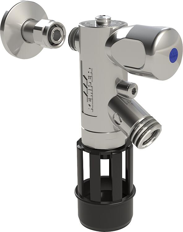 Systemtrenner KEMPER BA verchromt, DN10, R1/2 Systemtrenner KEMPER BA verchromt, DN10, R1/2