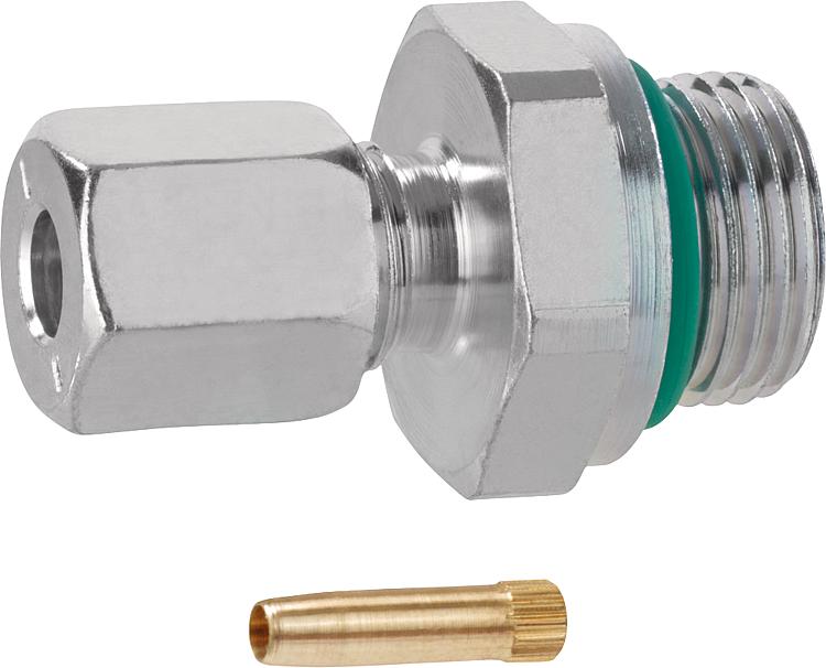 Schneidring-Verschraubungsset 10 x DN 10 (3/8") mit Stützhülse