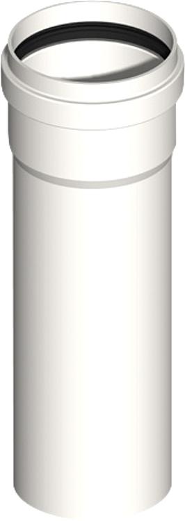 Kunststoff-Abgassystem Rohr 2000 mm, kürzbar, DN 110