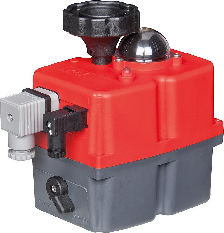 Effebi Elektro-Antrieb für Kugelhahn Typ 140, 24/230 V AC/DC Effebi Elektro-Antrieb für Kugelhahn Typ 140, 24/230 V AC/DC