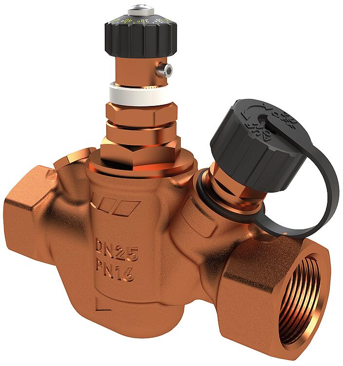 Zirkulations-Regulierventil Therm, 30°C bis 50°C, DN15 (1/2"), IG Zirkulations-Regulierventil Therm, 30°C bis 50°C, DN15 (1/2"), IG