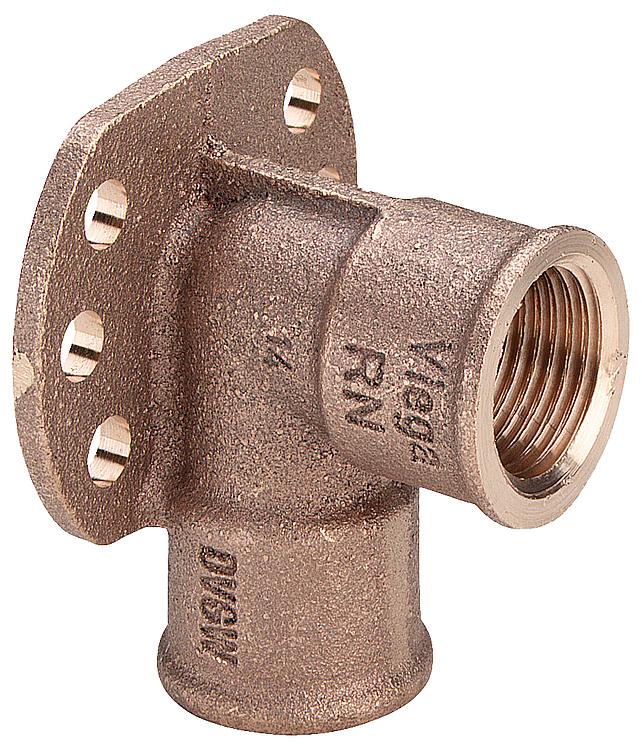Rotguss-Gewindefitting Deckenwinkel Typ3471 1/2" Rotguss-Gewindefitting Deckenwinkel Typ3471 1/2"