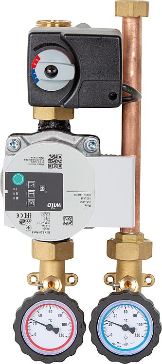 Heizkreismodul Easyflow gemischt,Pumpe Wilo Para 15/6SC, für Modulbox Heizkreismodul Easyflow gemischt,Pumpe Wilo Para 15/6SC, für Modulbox