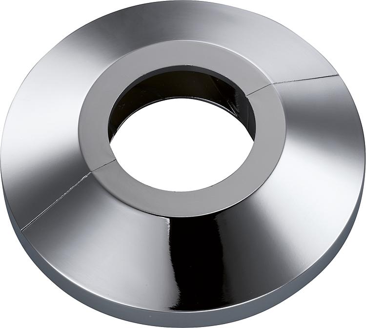 Einzelrosette Typ Stockholm Chrom glänzend - 19mm