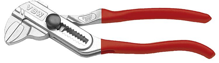 Zangenschlüssel VBW® PowerGRIP Länge 180mm mit Kunststoffüberzug Zangenschlüssel VBW® PowerGRIP Länge 180mm mit Kunststoffüberzug