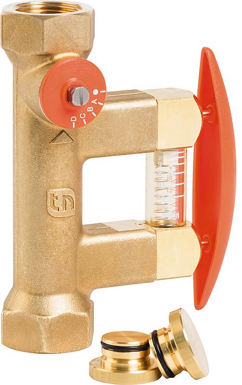 Abgleichventil Tacosetter Bypass Solar 185, DN 20 (3/4") IG 2-12l/min, Kvs: 2,2 Abgleichventil Tacosetter Bypass Solar 185, DN 20 (3/4") IG 2-12l/min, Kvs: 2,2