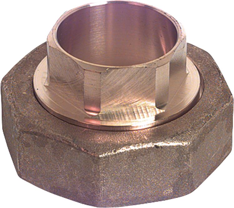 Anschlussverschraubung 15 mm für Kupferrohr Eingang: 1 1/2", Abgang: 15 mm