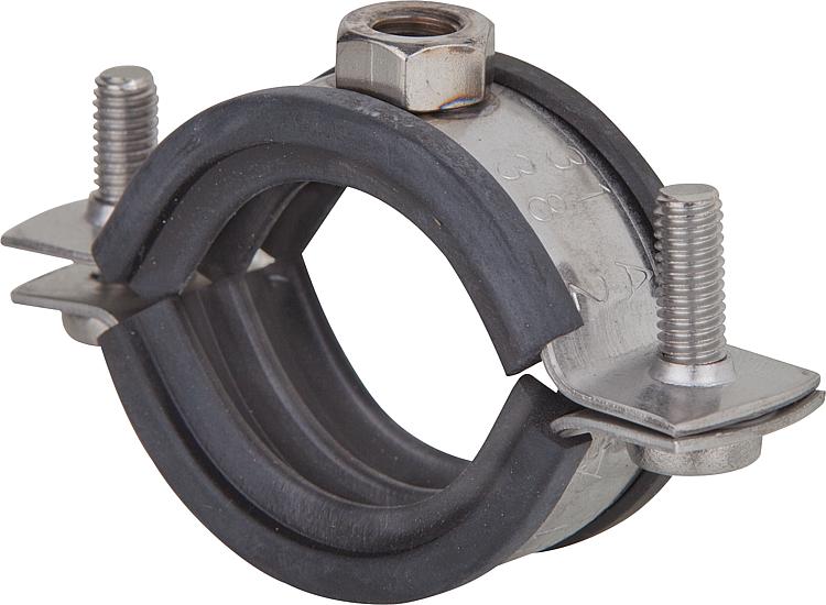 Rohrschelle FRS A2 Spannbereich 159-168mm (6") Anschlussgew. M10