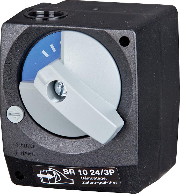 Stellmotor SR 10-24/3P,24V AC/DC 3-Punkt-Regelung,10NM,140sek./ 90°,mit Anbausatz Stellmotor SR 10-24/3P,24V AC/DC 3-Punkt-Regelung,10NM,140sek./ 90°,mit Anbausatz