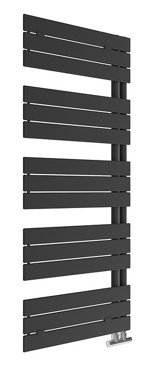Handtuchheizkörper Alba 1430 x 600 mm, Farbe Schwarz Matt Handtuchheizkörper Alba 1430 x 600 mm, Farbe Schwarz Matt