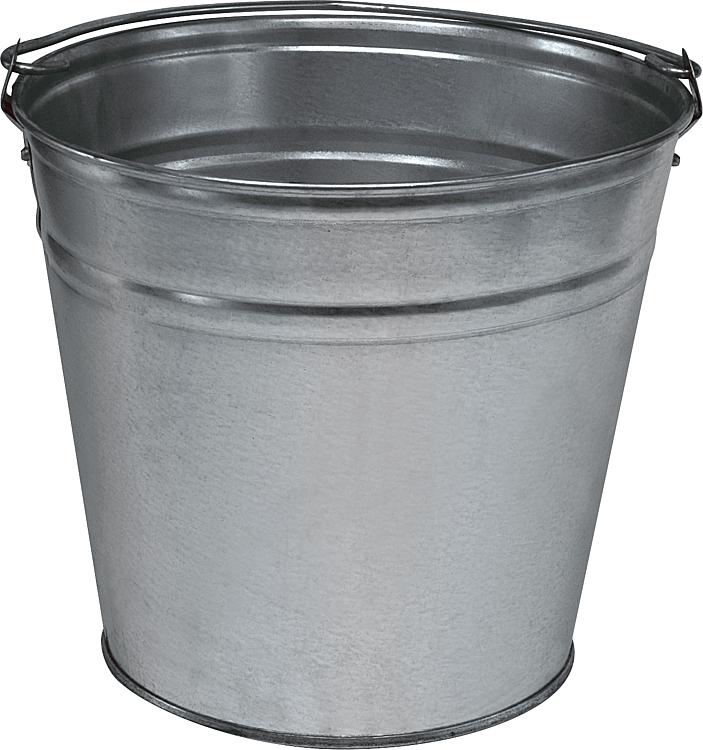 Ideal-Baueimer 12 Liter verzinkt, d = 300mm