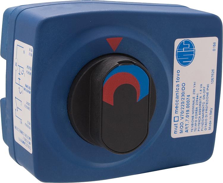 Stellmotor stetig,V70, 24V/AC 0-10V 90 50 Sek. inkl. Anbausatz K3 Stellmotor stetig,V70, 24V/AC 0-10V 90 50 Sek. inkl. Anbausatz K3