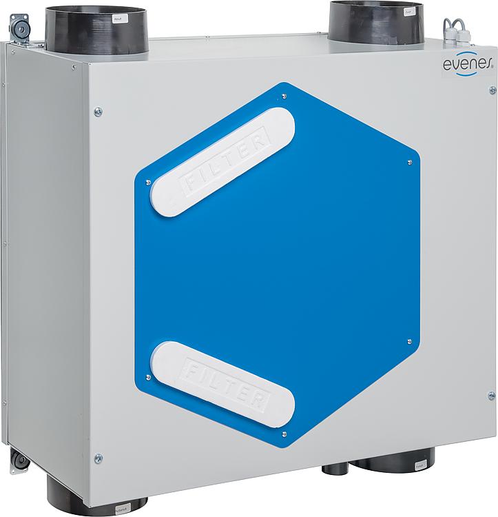 KWL EVENES HRV 20 3-stufig bis 200m /h,Wand- und Deckenmontage KWL EVENES HRV 20 3-stufig bis 200m /h,Wand- und Deckenmontage