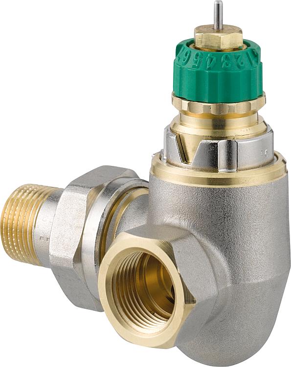 Thermostat-Ventilunterteil Danfoss Dynamic Valve RA-DV, DN10(3/8"),Winkeleck rec Thermostat-Ventilunterteil Danfoss Dynamic Valve RA-DV, DN10(3/8"),Winkeleck rec