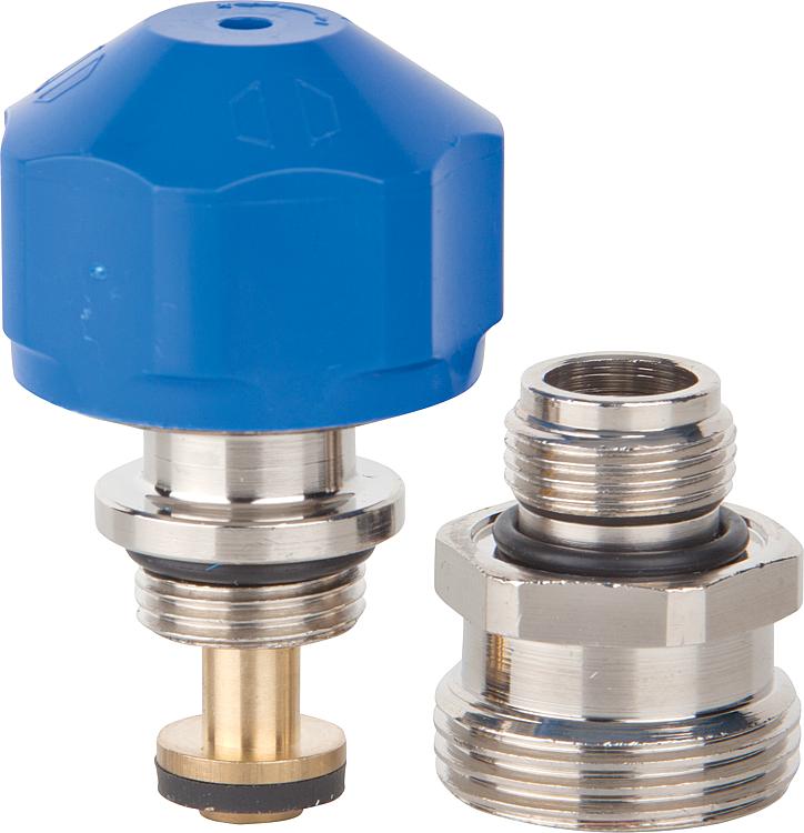 Ventileinsatz DN10 (3/8") für Edelstahlverteiler FBF, vernickelt, mit Anschlussnippel 3/8" Ventileinsatz DN10 (3/8") für Edelstahlverteiler FBF, vernickelt, mit Anschlussnippel 3/8"
