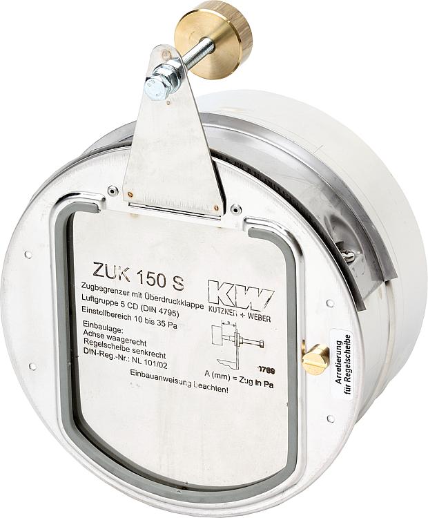 Zugbegrenzer ZUK 150 S ø 150 mm, Edelstahl Zugbegrenzer ZUK 150 S ø 150 mm, Edelstahl