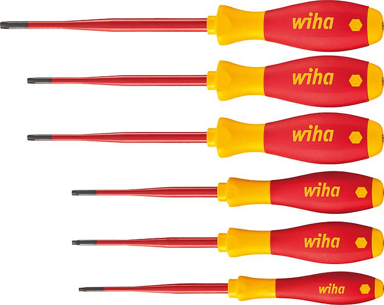 VDE-Schraubendreher-Set Wiha® TORX® SoftFinish® 6-teilig VDE-Schraubendreher-Set Wiha® TORX® SoftFinish® 6-teilig