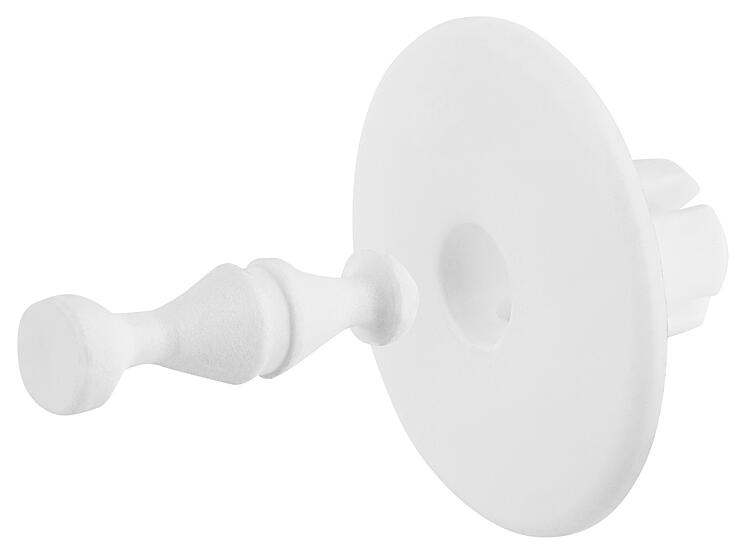 Klemmstift Gitterende verkehrsweiß (10x), Bosch 63028124