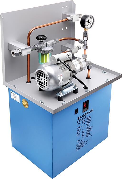 Saugpumpenaggregat Eckerle SP32 03-200-O, ohne Antiheberventil, 180l/h bei 9.5mS Saugpumpenaggregat Eckerle SP32 03-200-O, ohne Antiheberventil, 180l/h bei 9.5mS