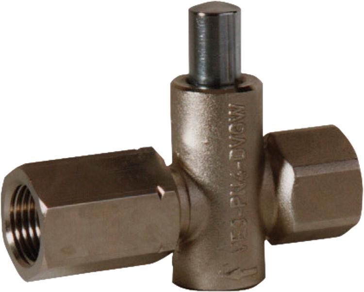 Manometer-Druckknopfhahn Anschluss 1/2"mit Spannmuffe Manometer-Druckknopfhahn Anschluss 1/2"mit Spannmuffe