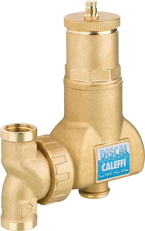 Mikroblasen-Luftabscheider Discal Typ 551, 22 mm Klemmanschluss, waagrecht und s