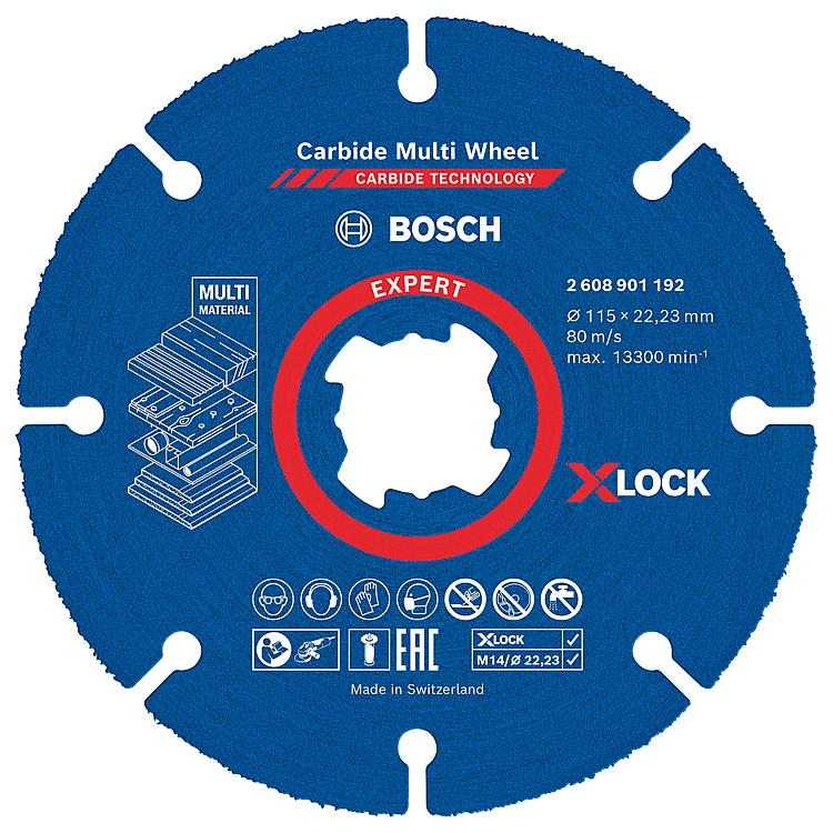 Trennscheibe BOSCH EXPERT Carbide Multiwheel Ø 115 mm X-LOCK Trennscheibe BOSCH EXPERT Carbide Multiwheel Ø 115 mm X-LOCK
