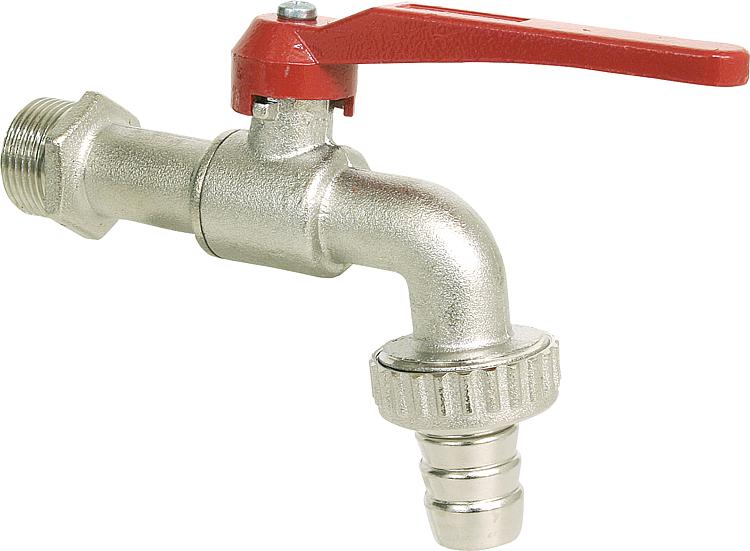 Auslaufkugelhahn PN 10 DN 10 3/8" vernickelt Auslaufkugelhahn PN 10 DN 10 3/8" vernickelt